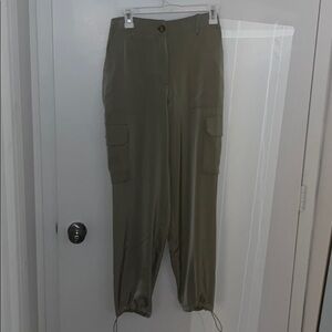 joie women’s cargo silk pants